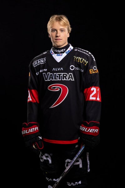 Game Worn -paita 25-26,  Ossi-Veikka Vuontisvaara # 21