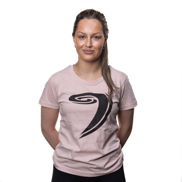 JYP naisten t-paita, musta logo