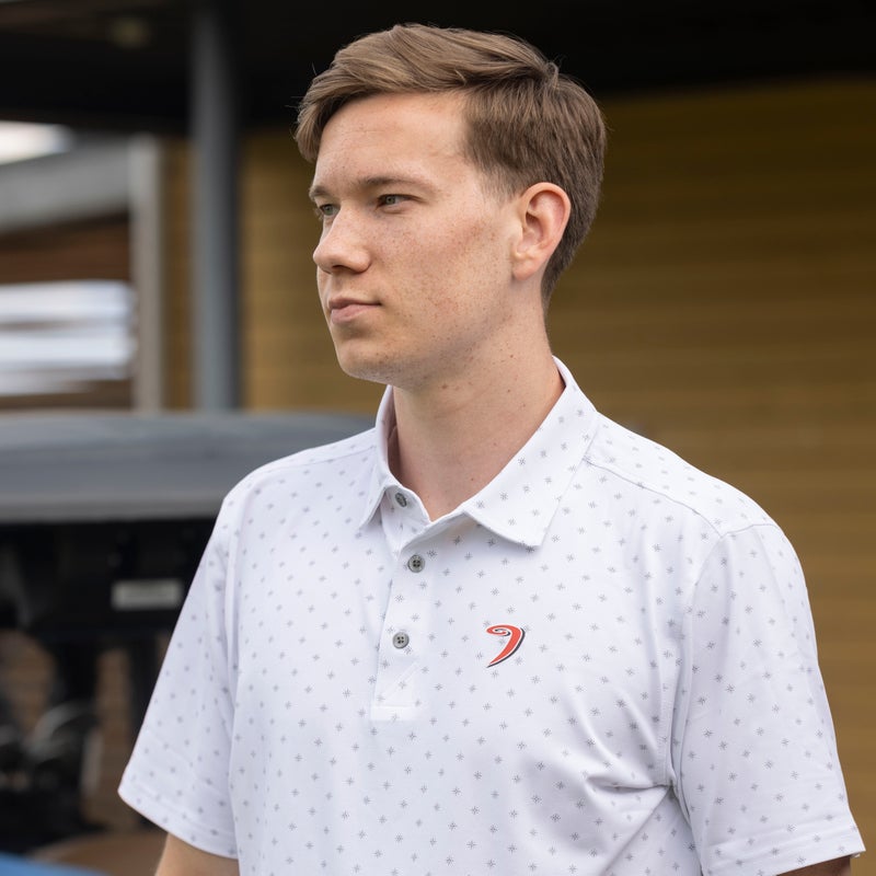 Miesten Virtue Eco -pikeepaita, valkoinen