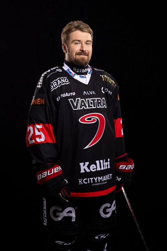 Game Worn -paita 25-26, Pekka Jormakka # 25