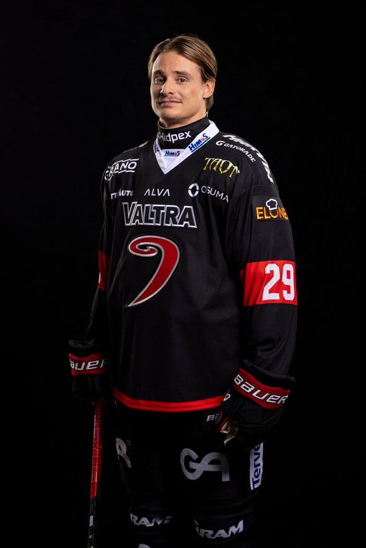 Game Worn -paita 25-26, Tobias Winberg # 29